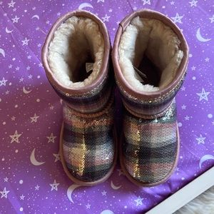 UGG Little Kids Boots- Sequin- Multi-Color- Good Condition- Original Box